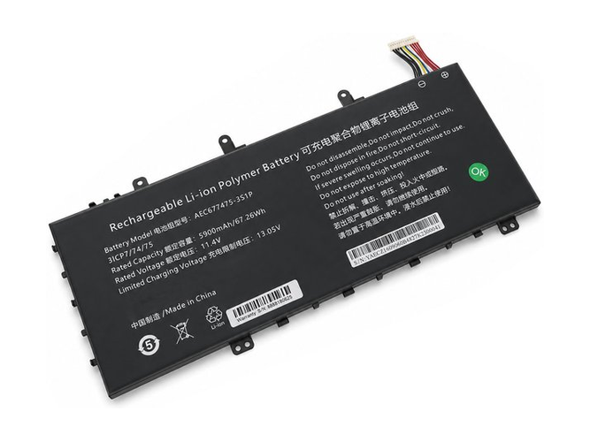 AolsteCell AEC677475-3S1P replacement battery