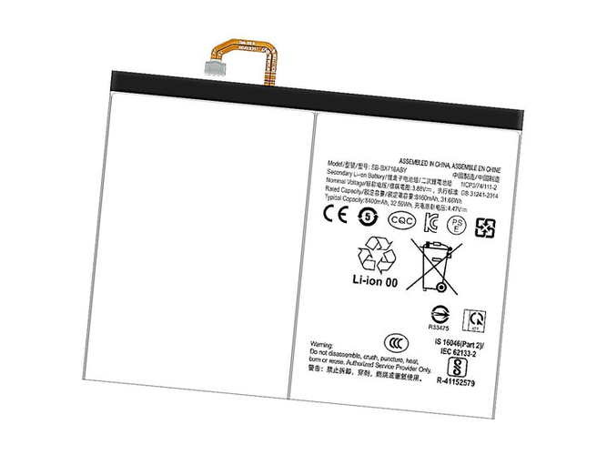 Samsung Tab S9 11 2023 replacement battery