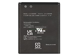 Texas Instruments 3.7L1200SP replacement battery