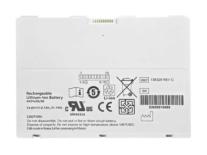 Varian Varex PaxScan 4336W v4 X-ray Detector replacement battery