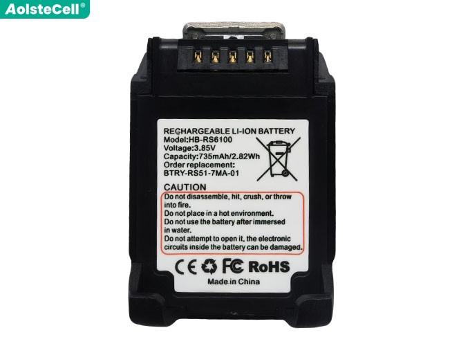 Zebra BTRY-RS51-4MA01 replacement battery